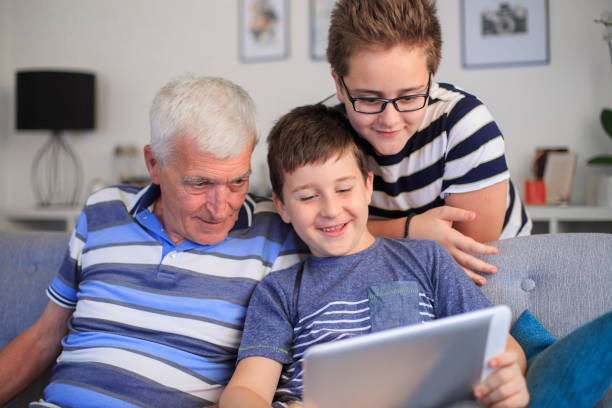 connecting generations through use of software technologies such as tablets